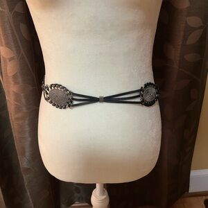 Black and Silver Women's Belt